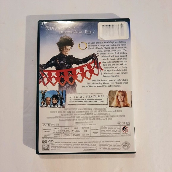 Edward Scissorhands Widescreen Anniversary Edition DVD - Picture 2 of 5